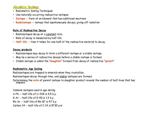 Techniques Radiometric Based What On Are Principle Dating Techniques Radiometric Based What On Are Principle Dating